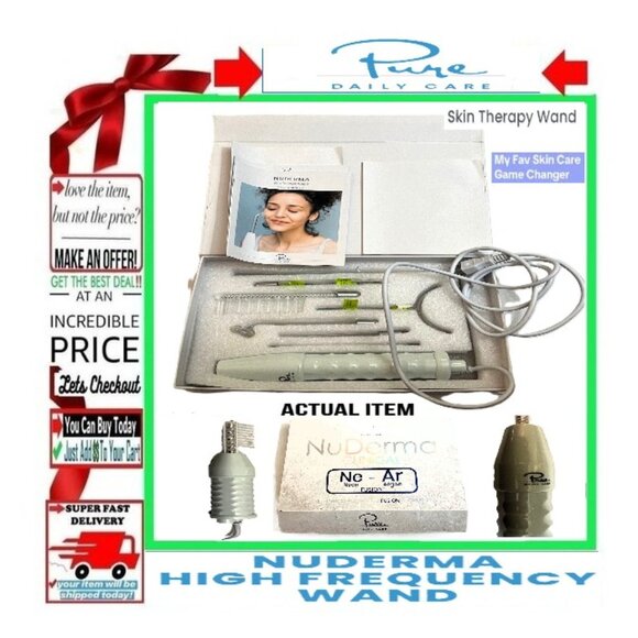 🛑 Pure Daily Care NUDERMA➕🆒 SKIN THERAPY WAND Clinical Anti Aging 💸BUY NOW‼️ - Picture 2 of 16